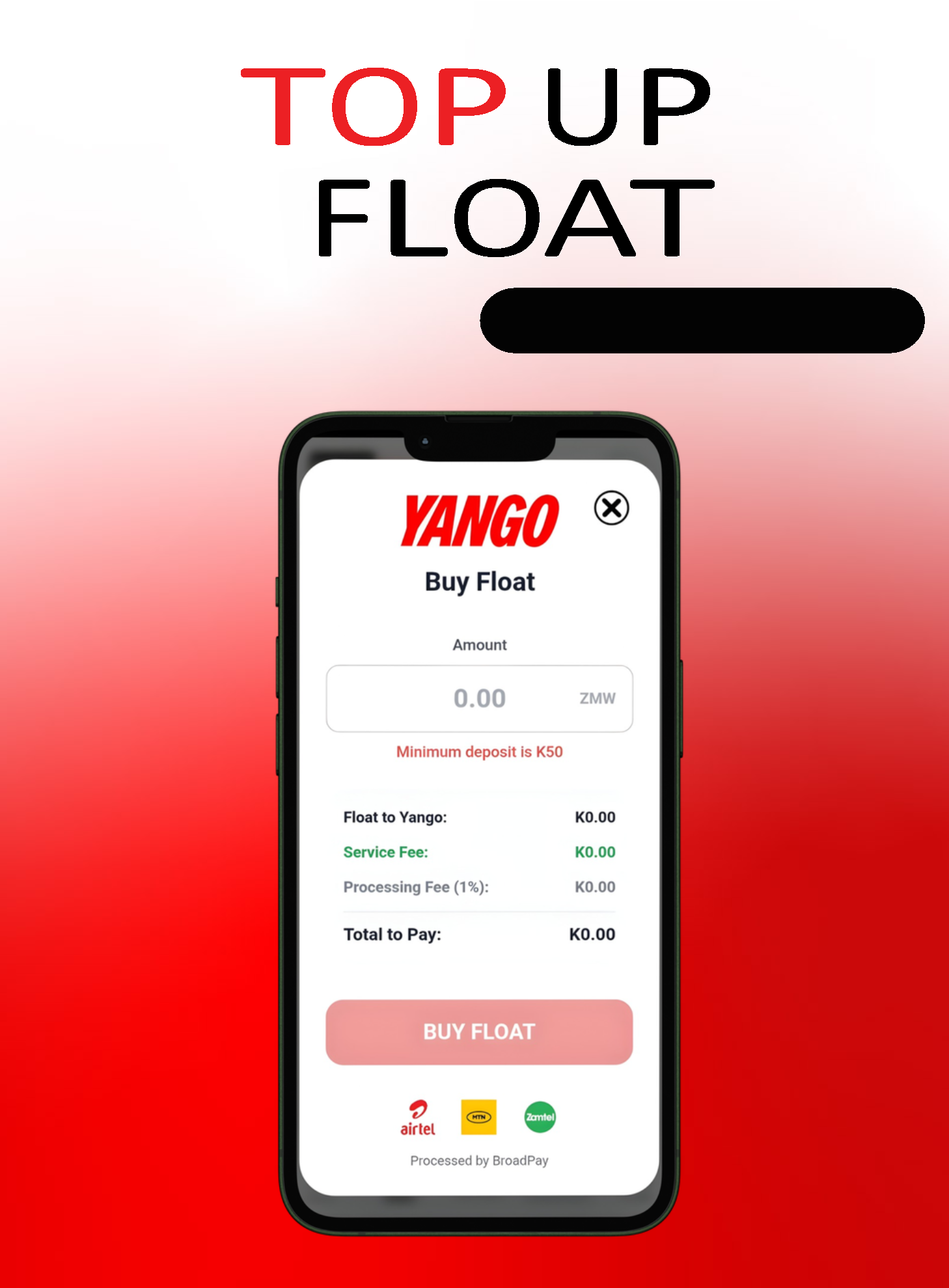 Top Up Float